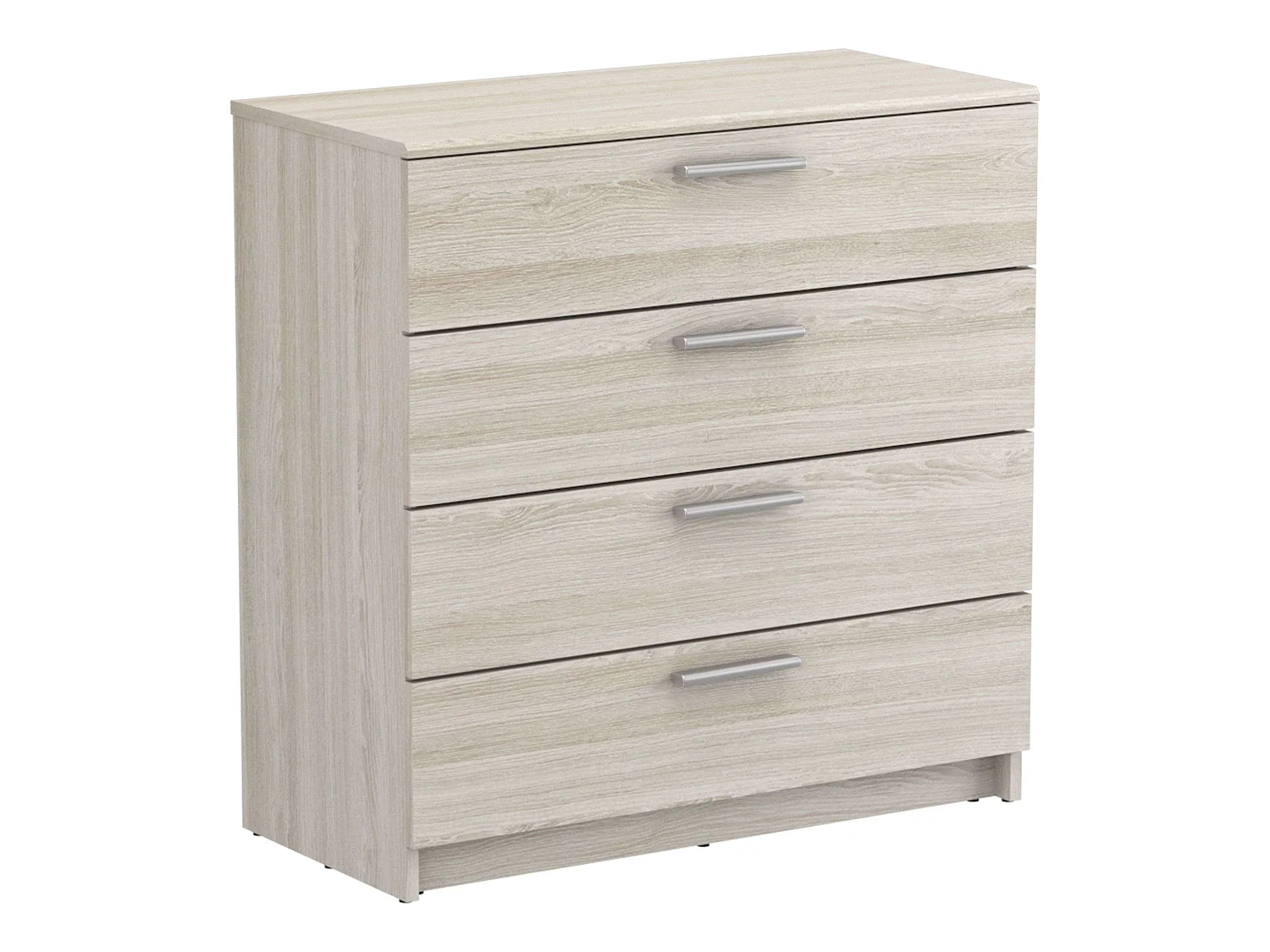 Commode Prins Shannon en chêne 81x80x38 cm Chambre