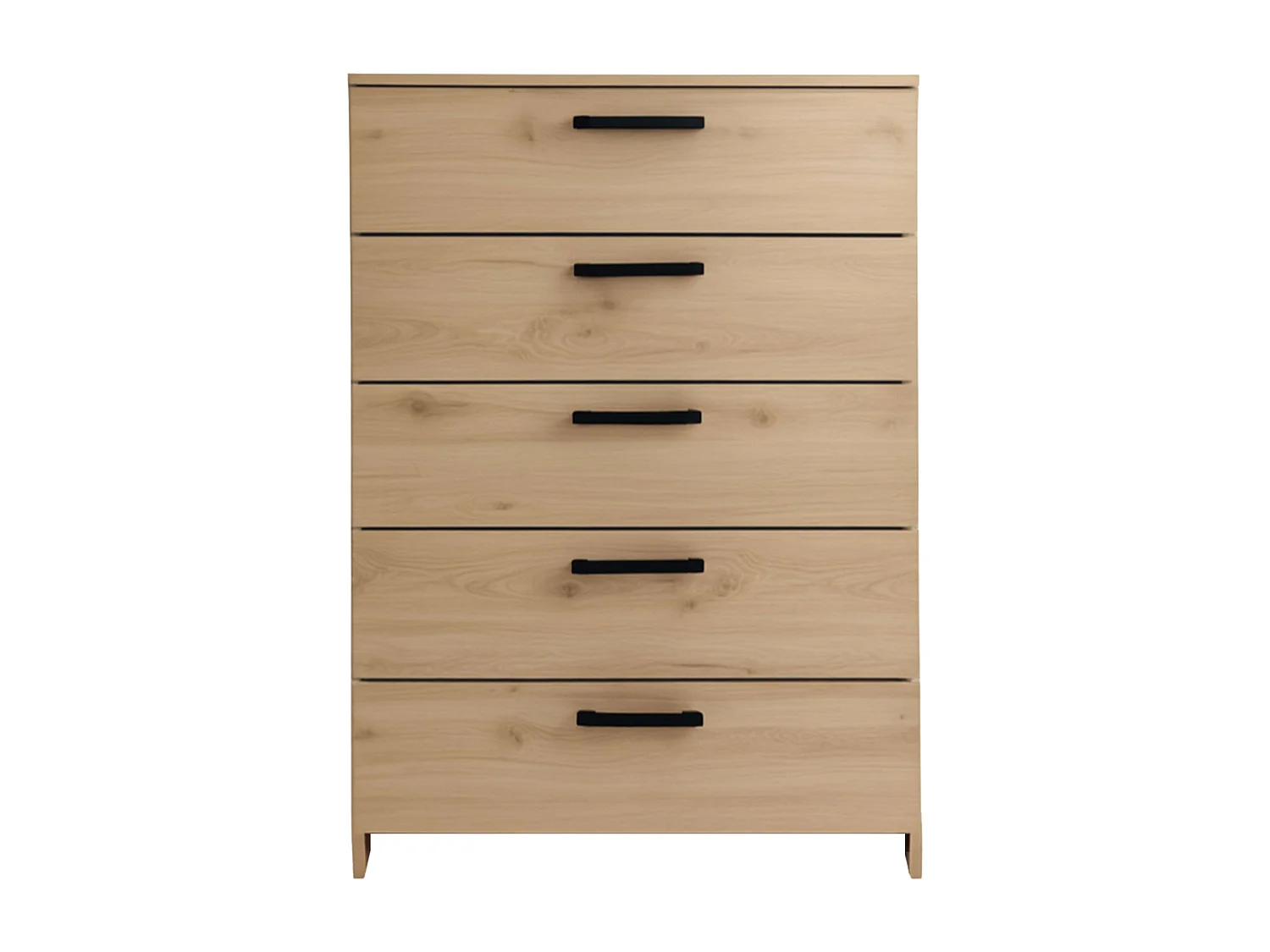Cômoda Watson Modern Kronberge/Waterford Oak, 5 gavetas, 79,6 x 102,5 x 41,1 cm