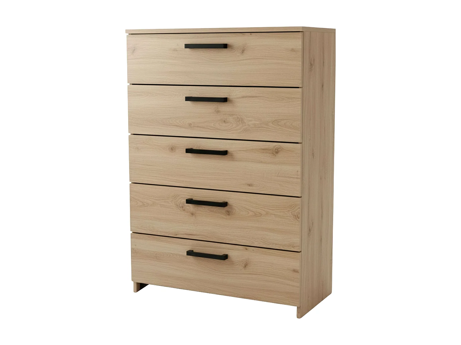 Cômoda Watson Modern Kronberge/Waterford Oak, 5 gavetas, 79,6 x 102,5 x 41,1 cm