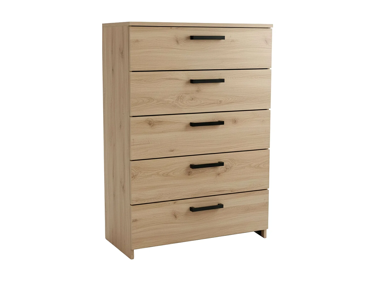 Commode Watson Modern Kronberge/Waterford en chêne, 5 tiroirs, 79,6 x 102,5 x 41,1 cm