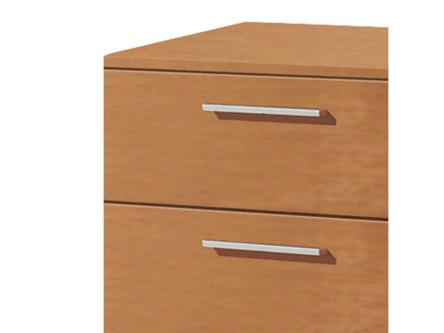 Commode classique couleur cerisier 5 tiroirs 52 x 101 x 41 cm Chambre