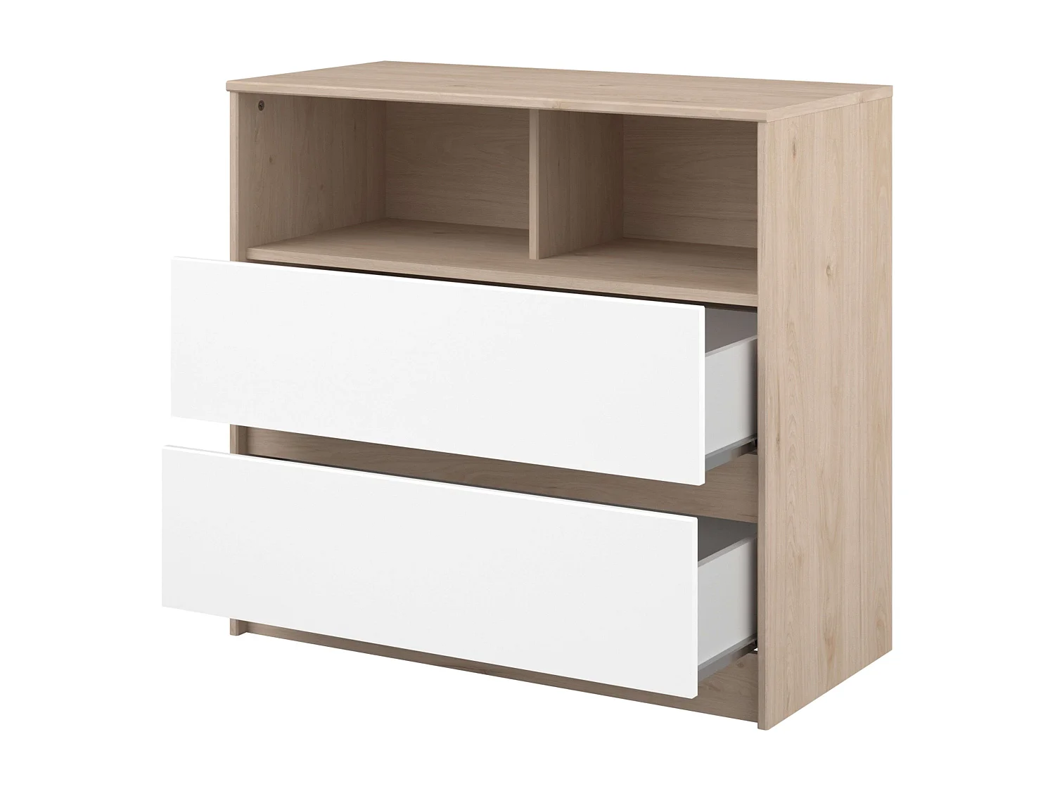 Cômoda Infantil Oak Jackson Matt White Nordic Trocador Infantil