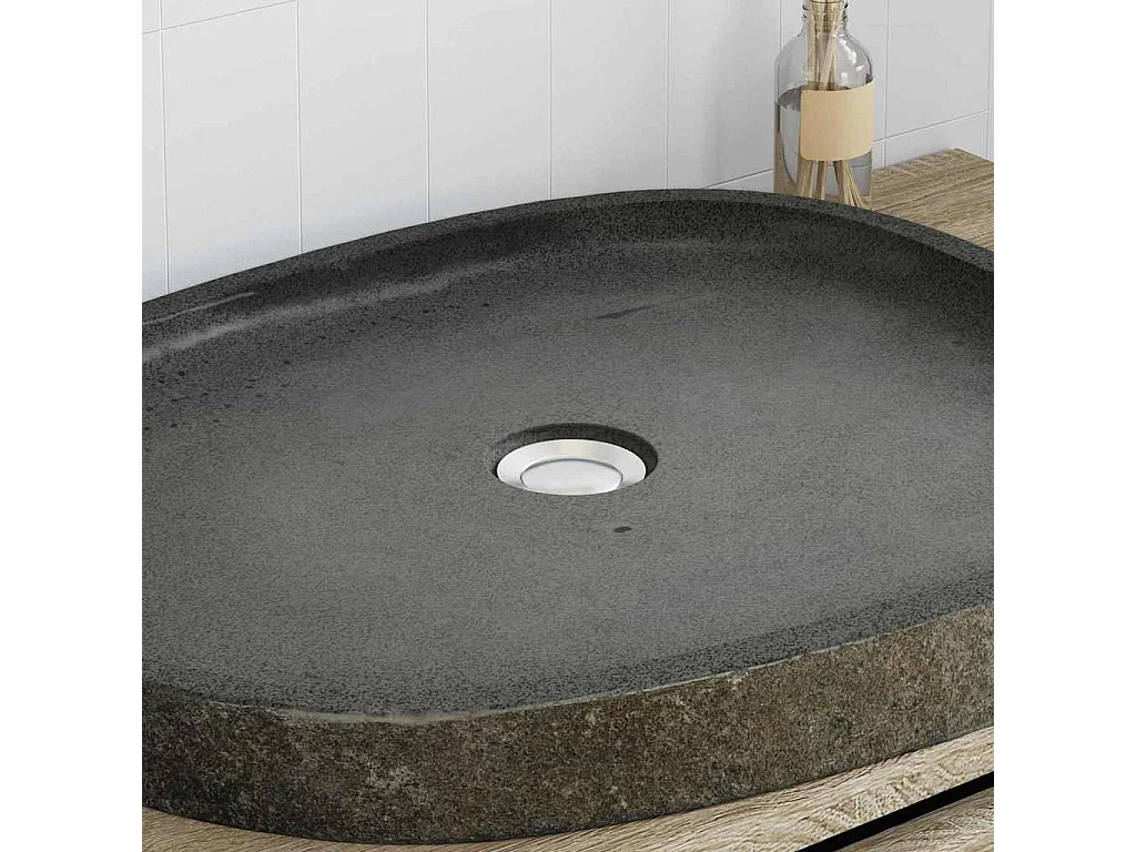 Lavabo | Bassin Gris (55-65) x (40-50) x 6 cm Pierre de Rivière