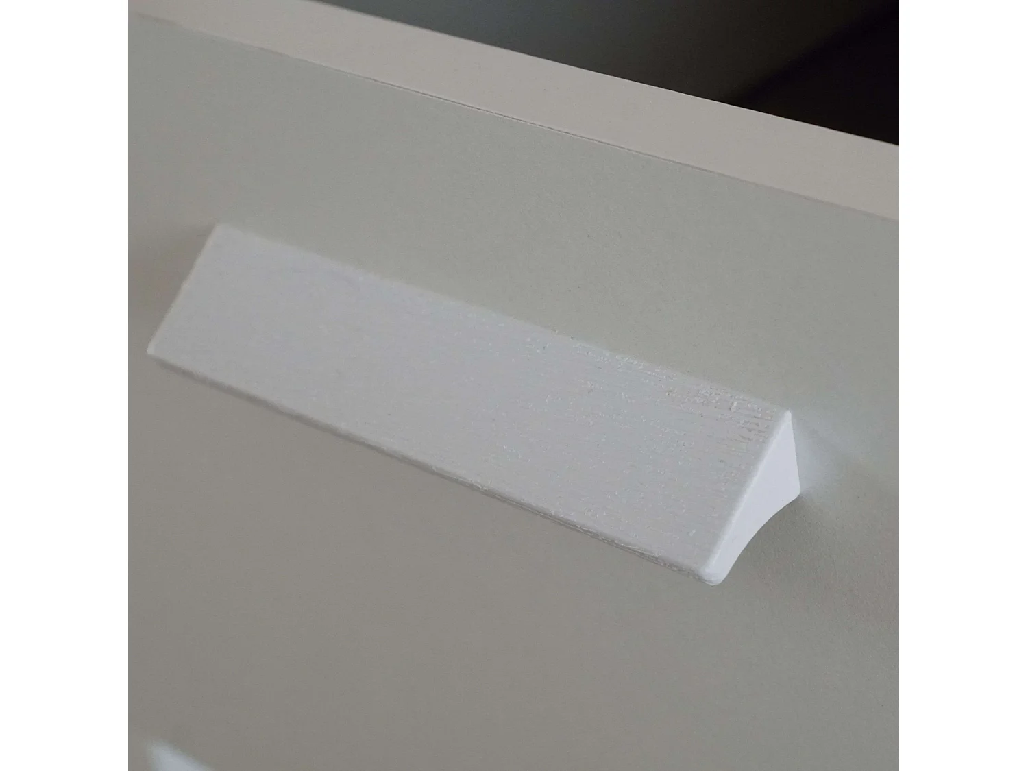 Commode Tibet 4 tiroirs Blanc mat/Chêne cambrien 74x78 cm