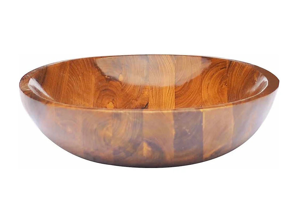 Vasque à poser-Lavabo Bois de teck massif 60x40x10 cm