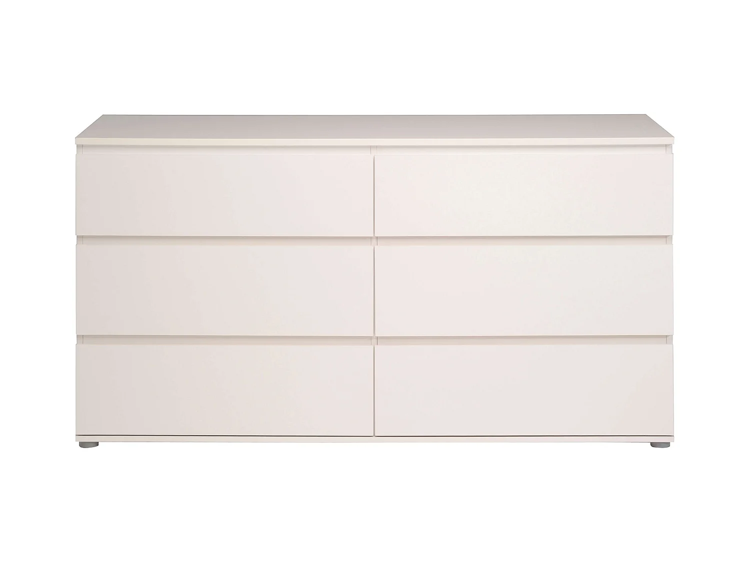 Cómoda Sven 6 cajones blanco 151x82x50 cm melamina dormitorio