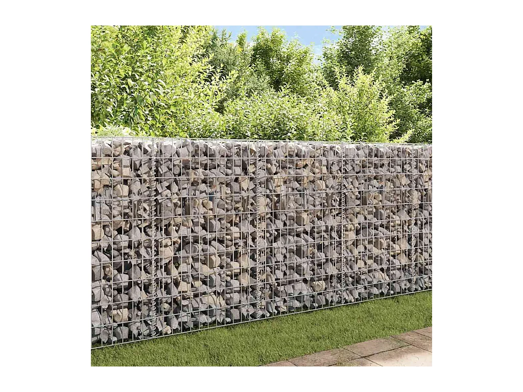 Mur de gabion-Panier de gabion Acier galvanisé 450x30x100 cm