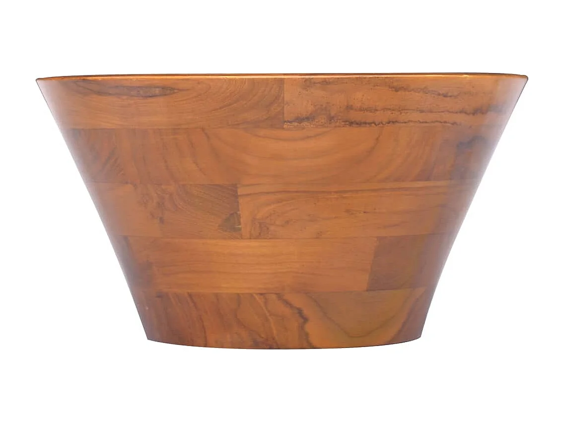 Vasque à poser-Lavabo Bois de teck massif Φ40x20 cm