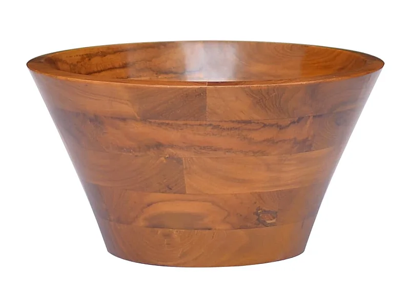 Vasque à poser-Lavabo Bois de teck massif Φ40x20 cm