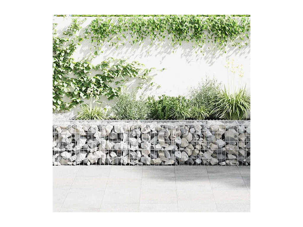 Mur en gabion-Panier de gabion avec couvercles Acier galvanisé 900x30x50 cm