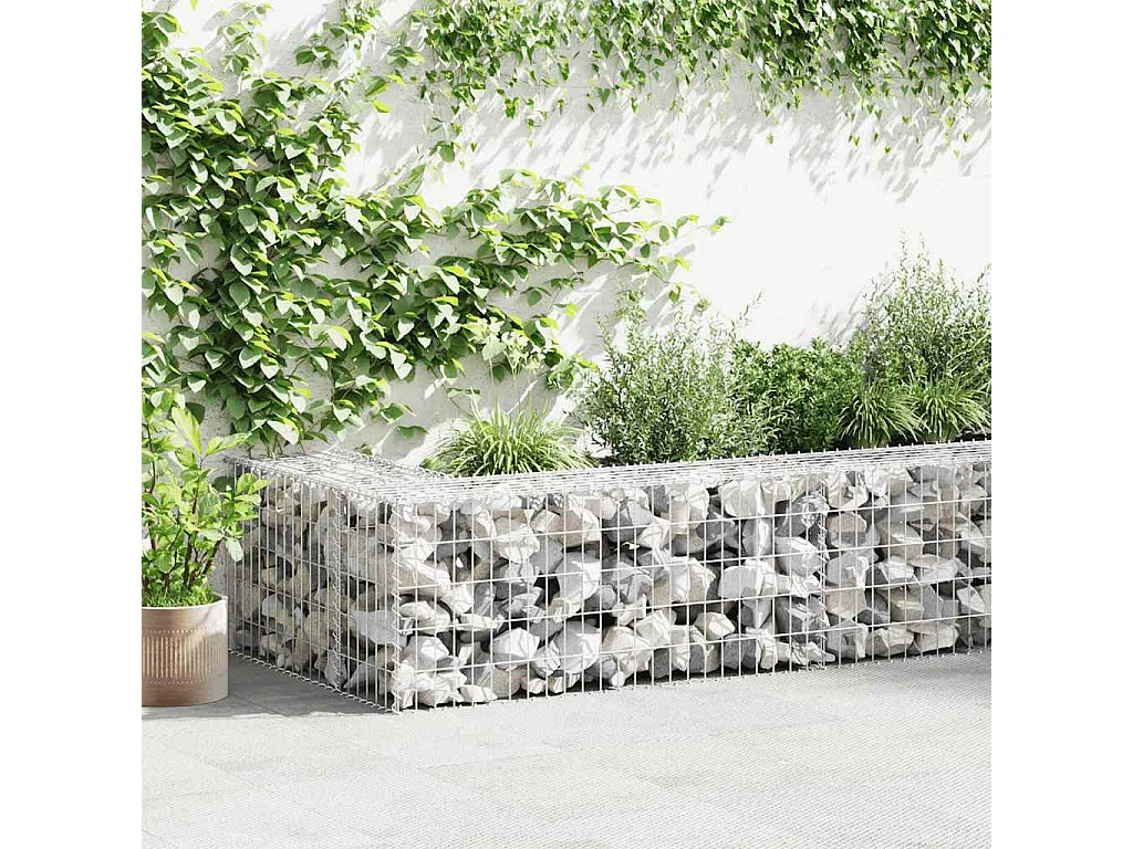 Mur en gabion-Panier de gabion avec couvercles Acier galvanisé 900x30x50 cm