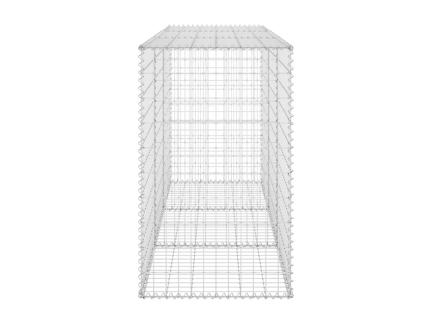 Mur en gabion-Panier de gabion avec couvercles Acier galvanisé 200x60x100 cm
