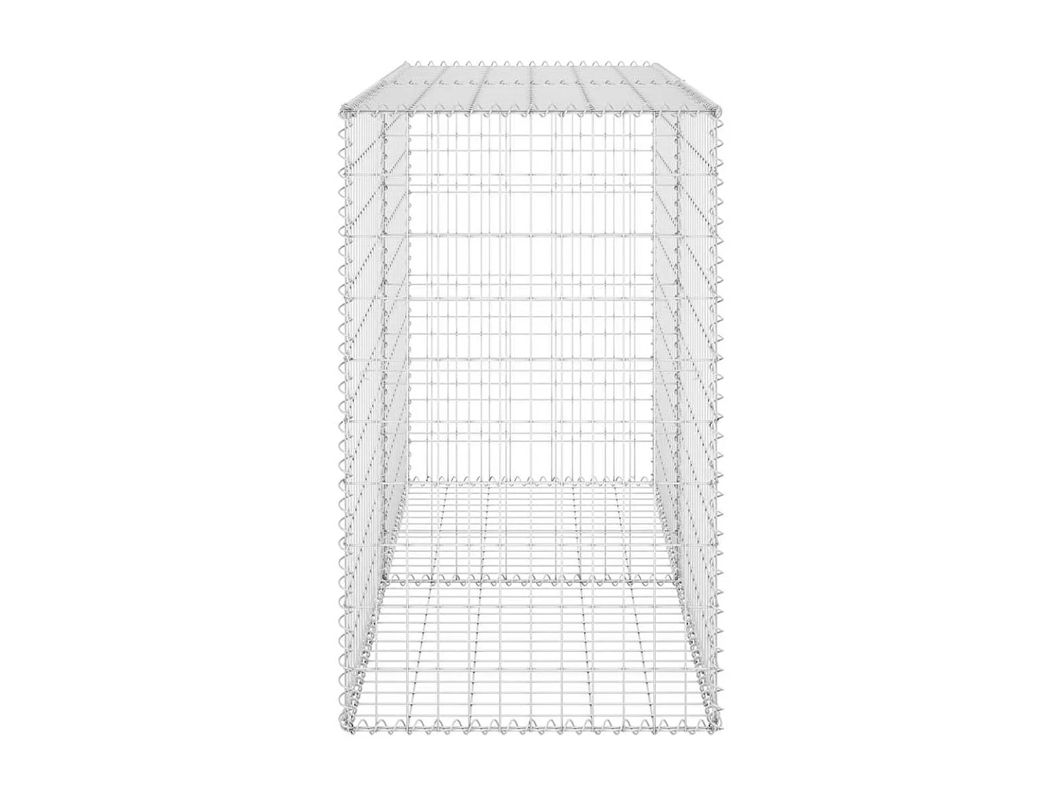 Mur en gabion-Panier de gabion avec couvercles Acier galvanisé 150x60x100 cm