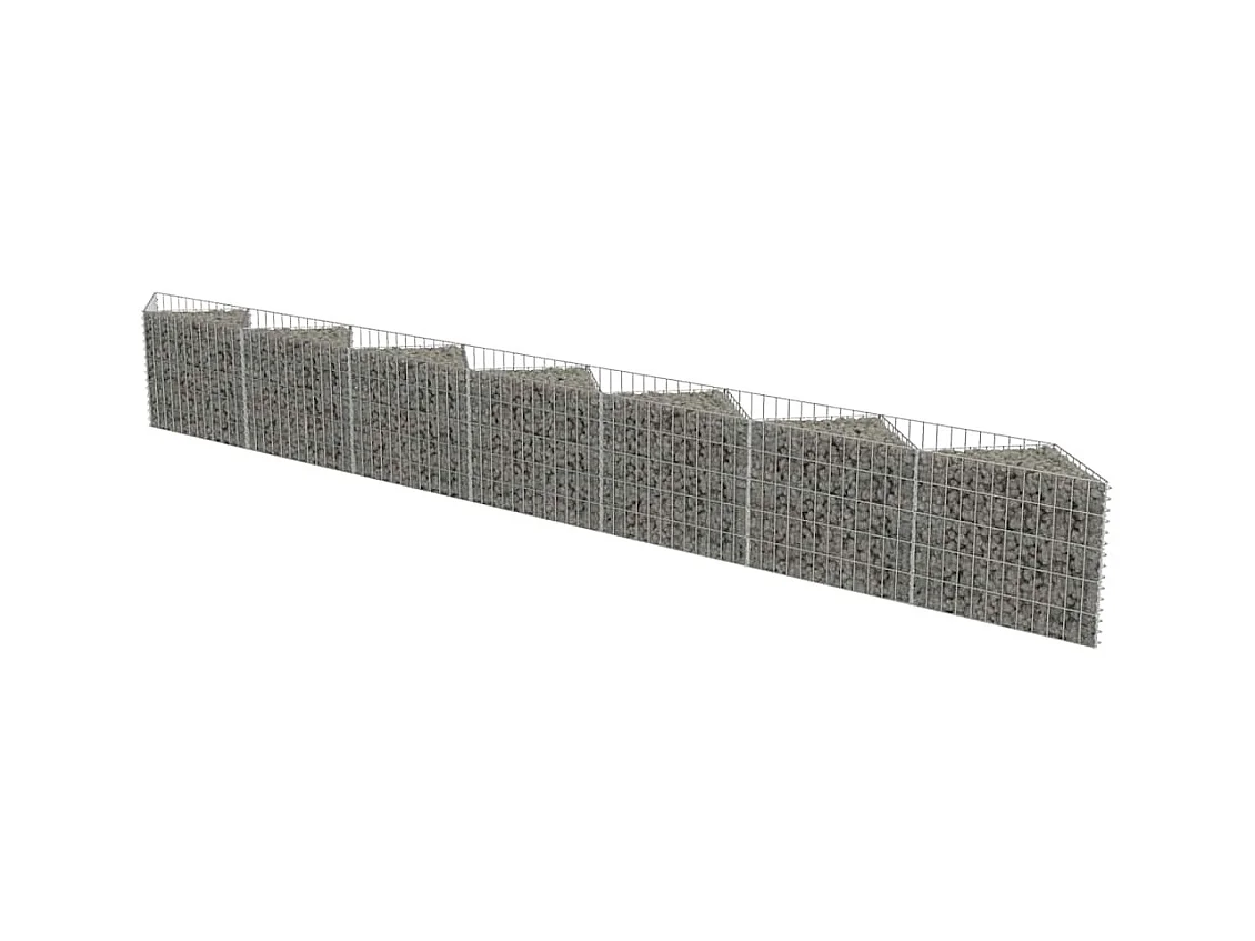 Mur de gabion-Panier de gabion Acier galvanisé 450x30x50 cm