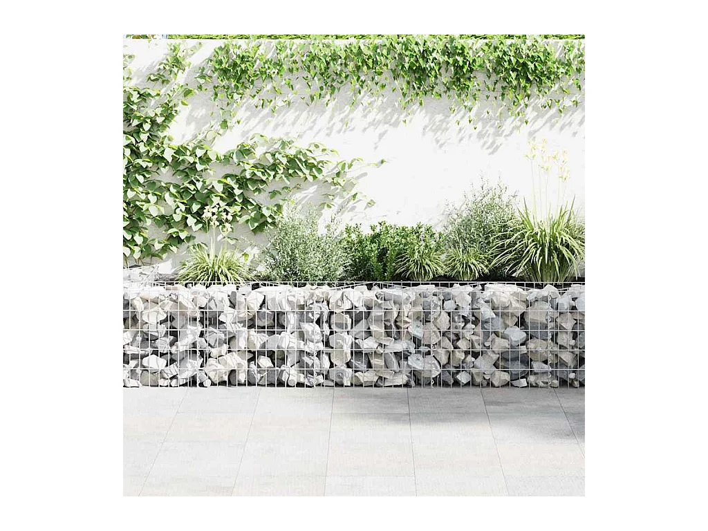 Mur de gabion-Panier de gabion Acier galvanisé 450x30x50 cm