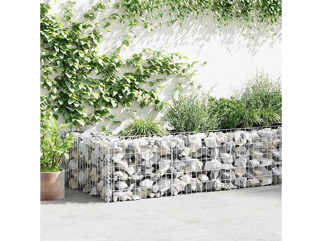 Mur de gabion-Panier de gabion Acier galvanisé 450x30x50 cm