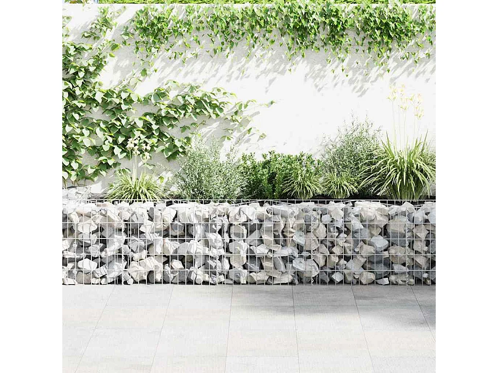 Mur de gabion-Panier de gabion Acier galvanisé 450x30x50 cm