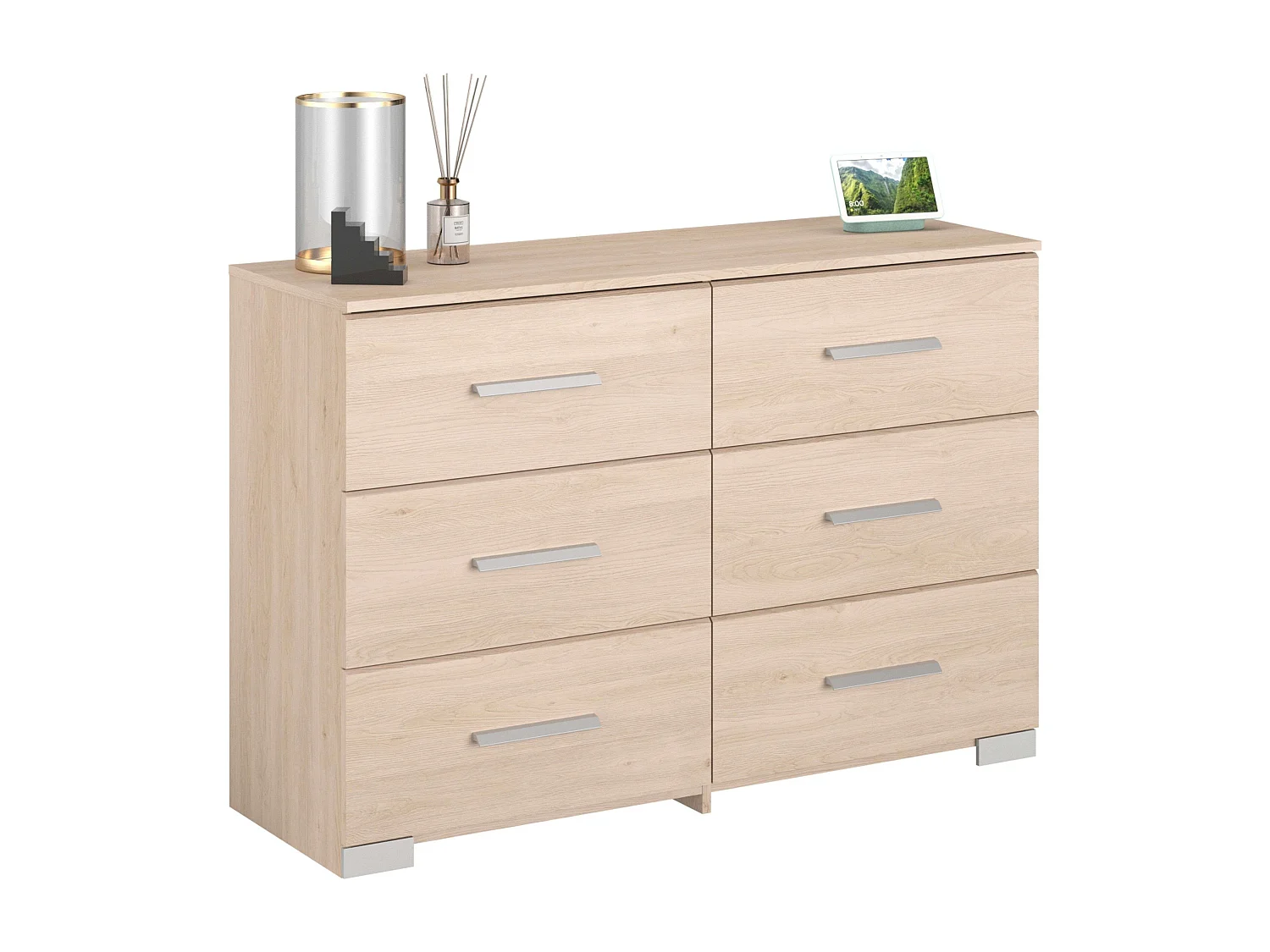 Commode de chambre en chêne japonais de la Baltique 121 x 81 cm