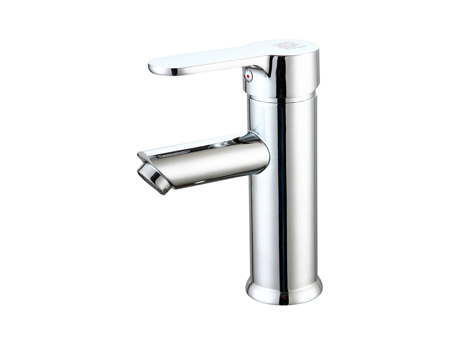 Torneira Ganges para pia de banheiro, latão, zinco, alças, cromado, conjunto de fixação