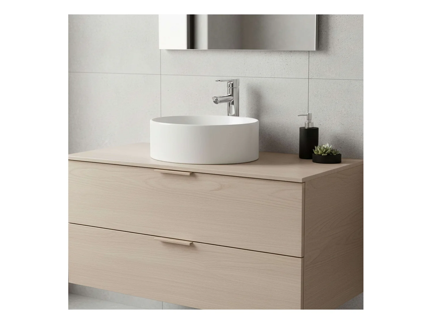 Torneira Ganges para pia de banheiro, latão, zinco, alças, cromado, conjunto de fixação