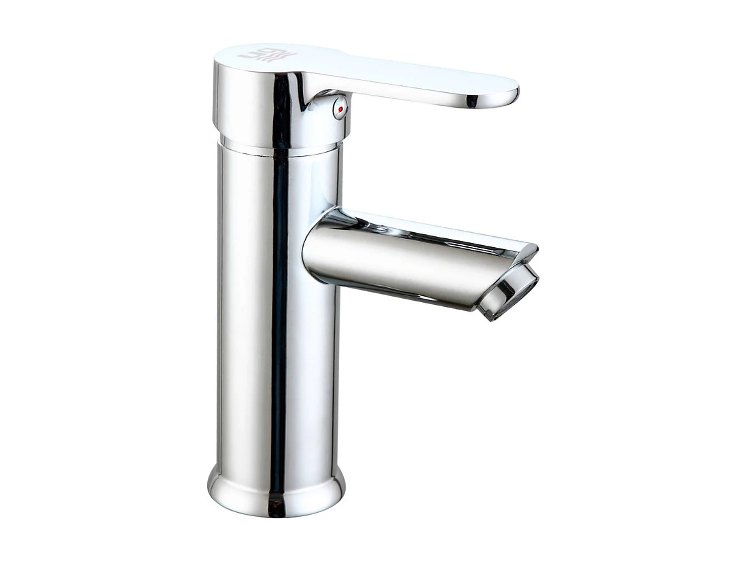 Torneira Ganges para pia de banheiro, latão, zinco, alças, cromado, conjunto de fixação