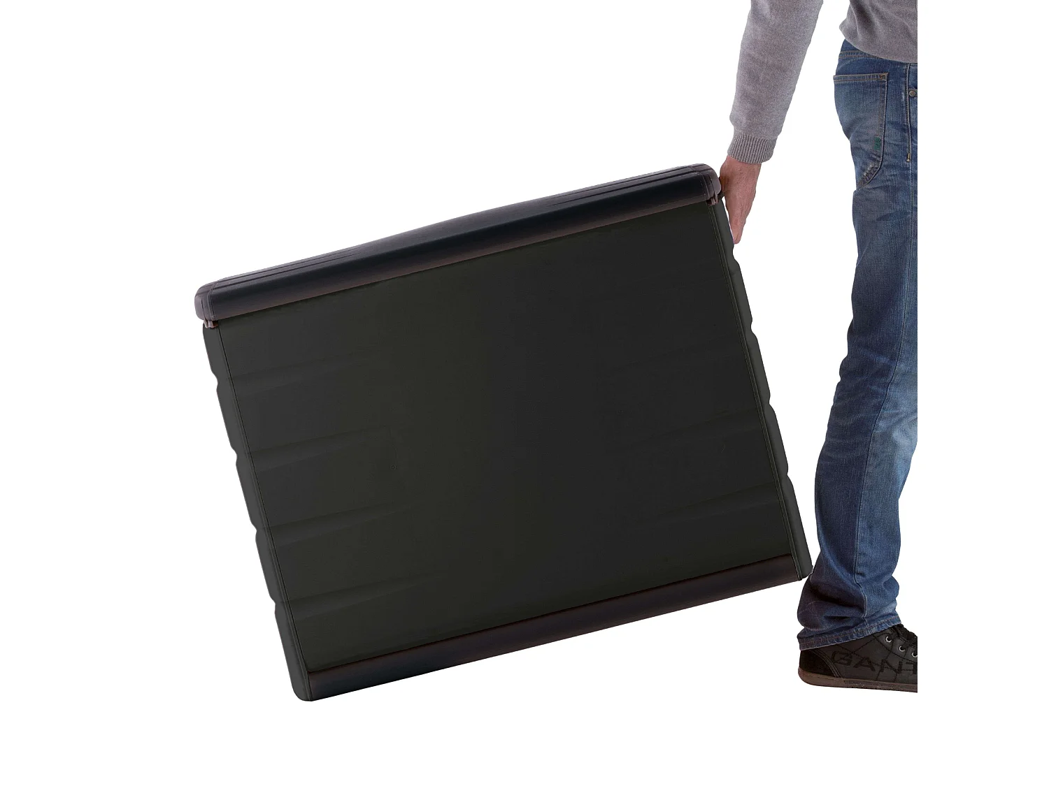 Coffre gain de place ext. résine noire 260L 80x61x53 cm