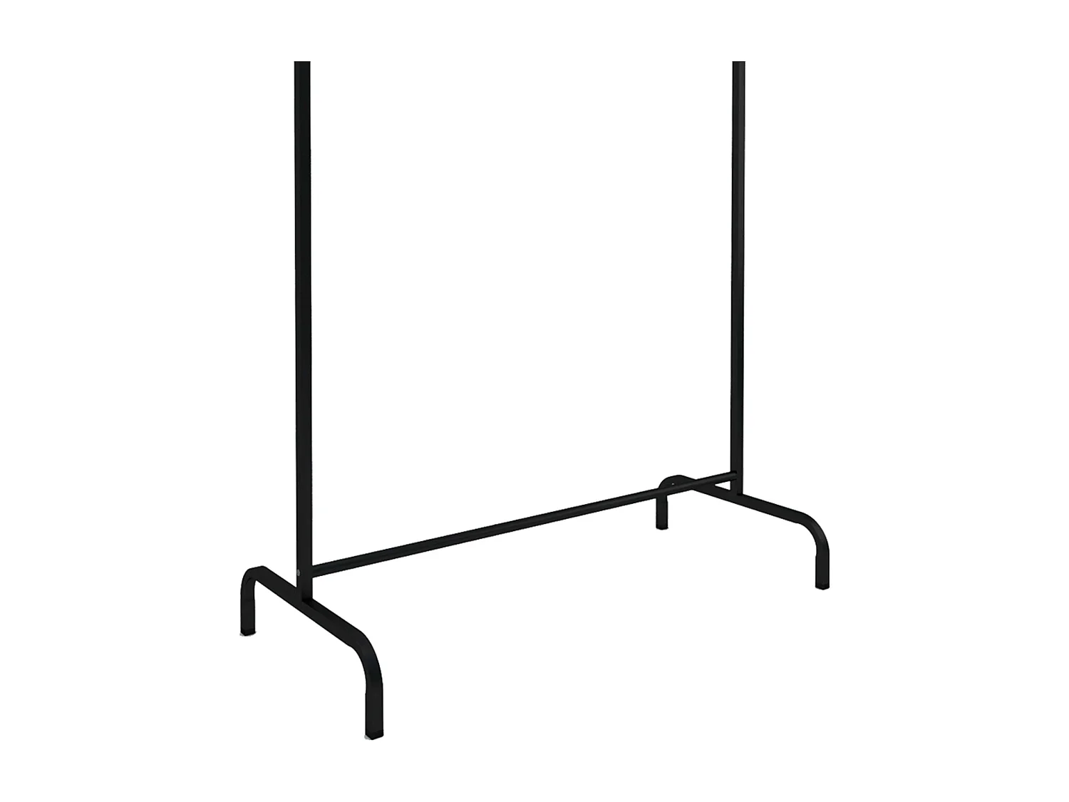 Perchero de Burro en Metal Negro 104x137x48 cm para Ropa