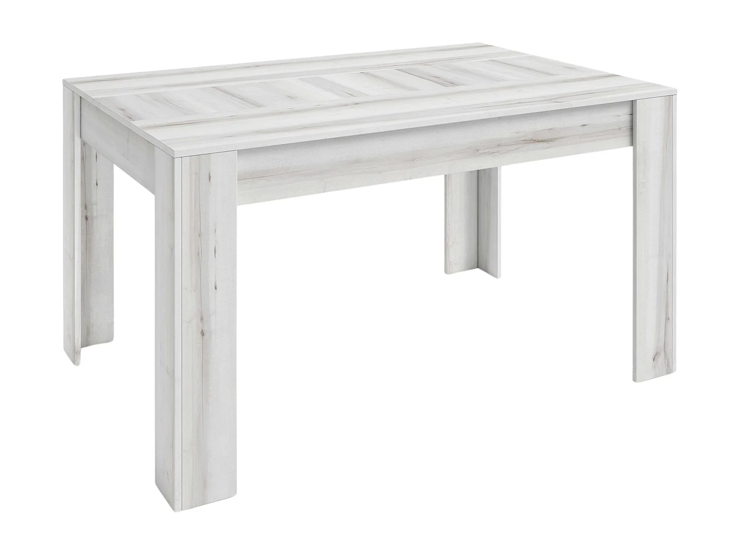 Mesa Comedor Extensible Bass Contemporánea Blanco Albo 140/200x90 cm
