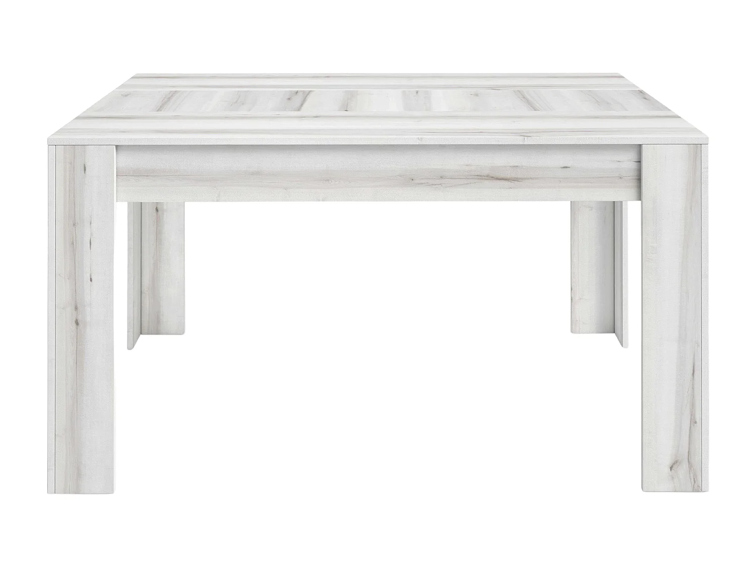 Mesa Comedor Extensible Bass Contemporánea Blanco Albo 140/200x90 cm