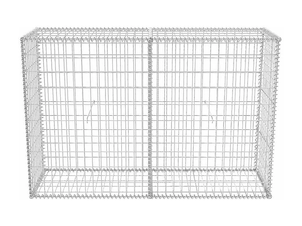 Mur en gabion-Panier de gabion Acier galvanisé 150x50x100 cm