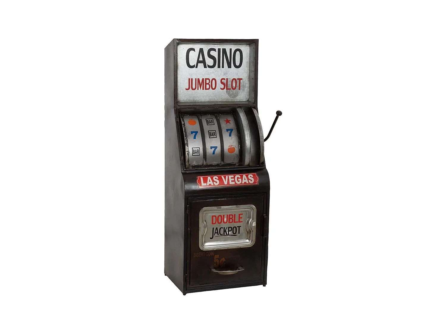 Suporte para vinho preto casino 66x46x155 cm