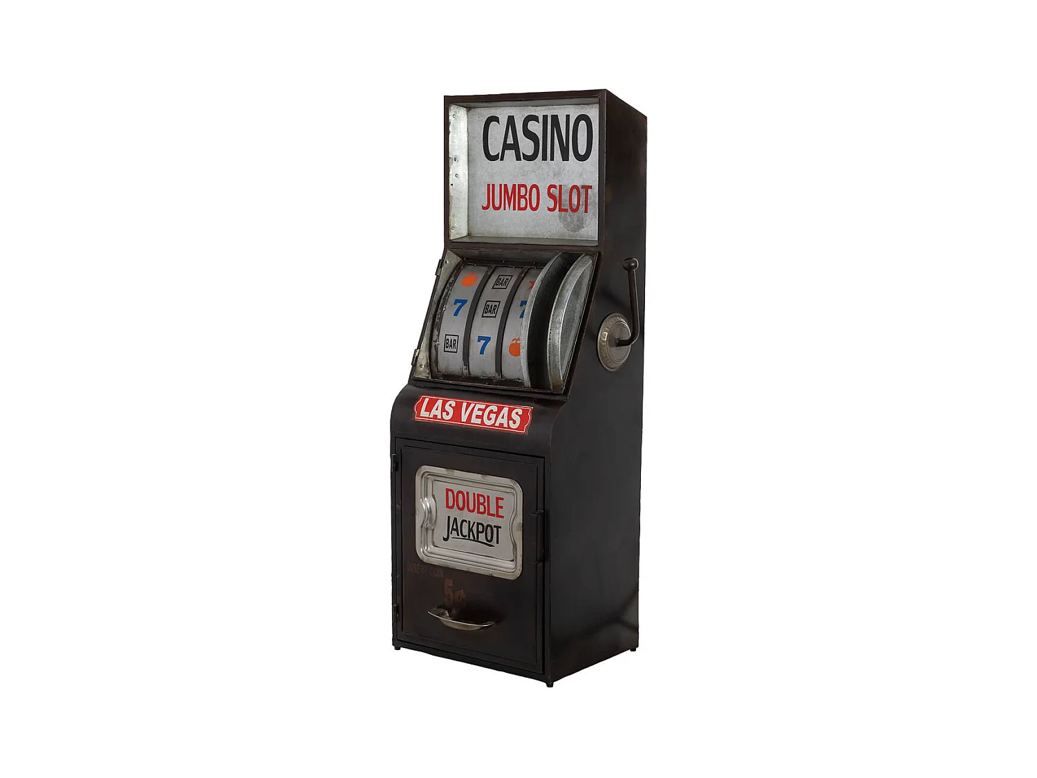 Suporte para vinho preto casino 66x46x155 cm