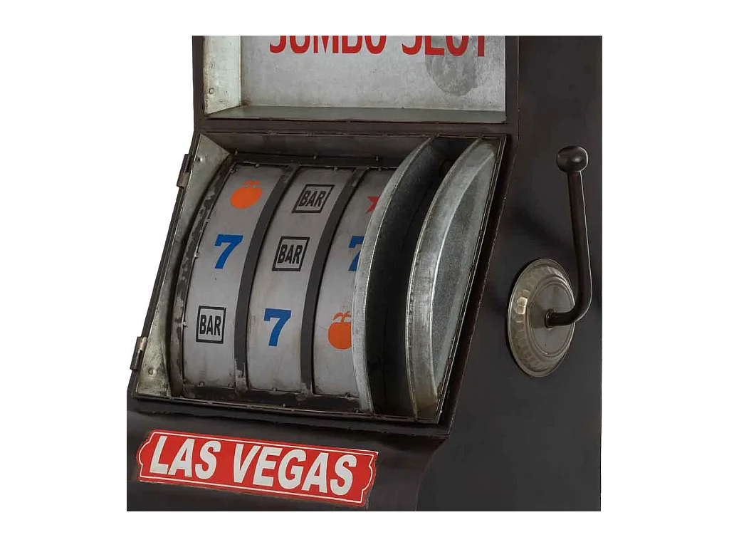 Suporte para vinho preto casino 66x46x155 cm