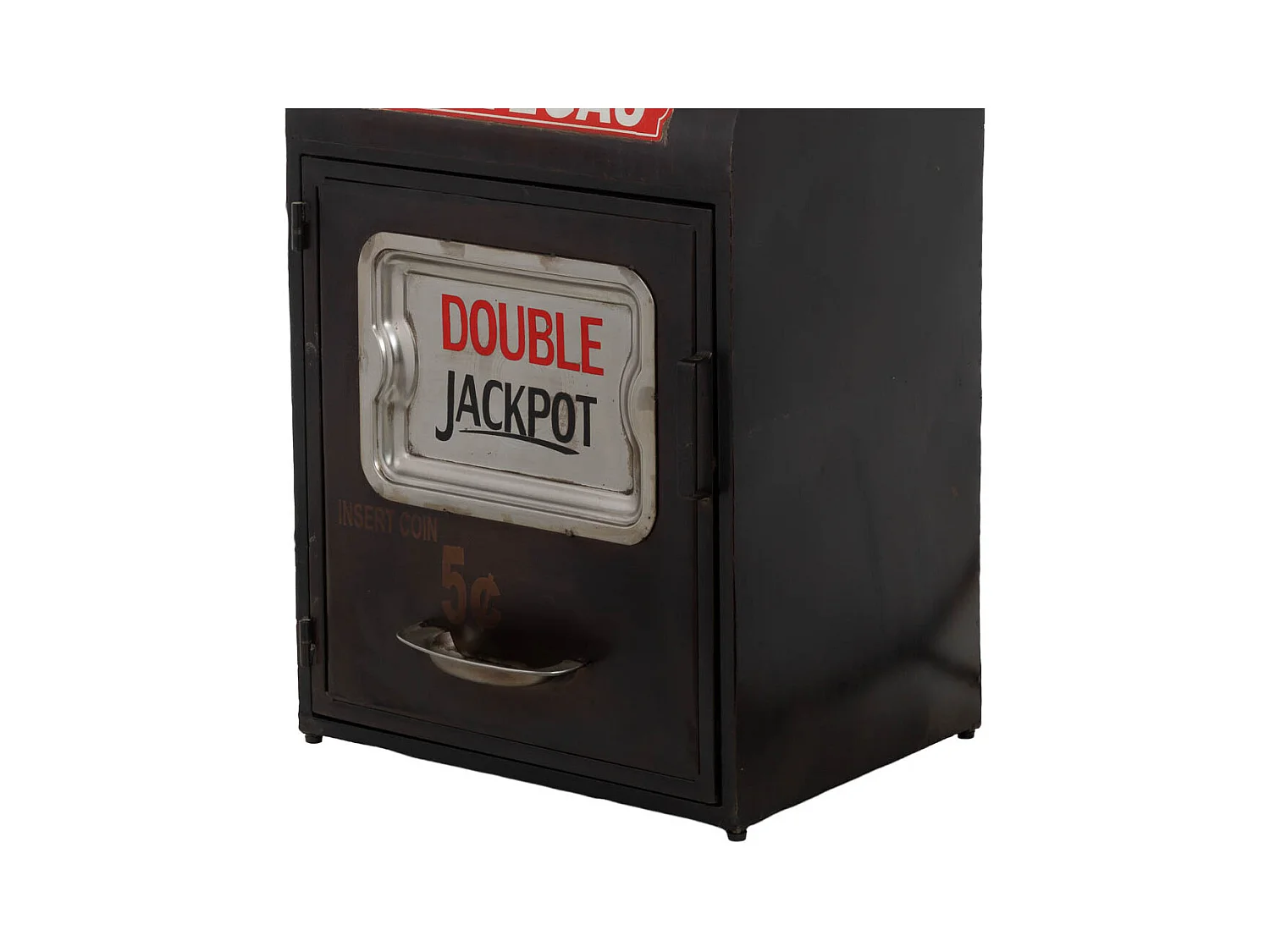 Suporte para vinho preto casino 66x46x155 cm