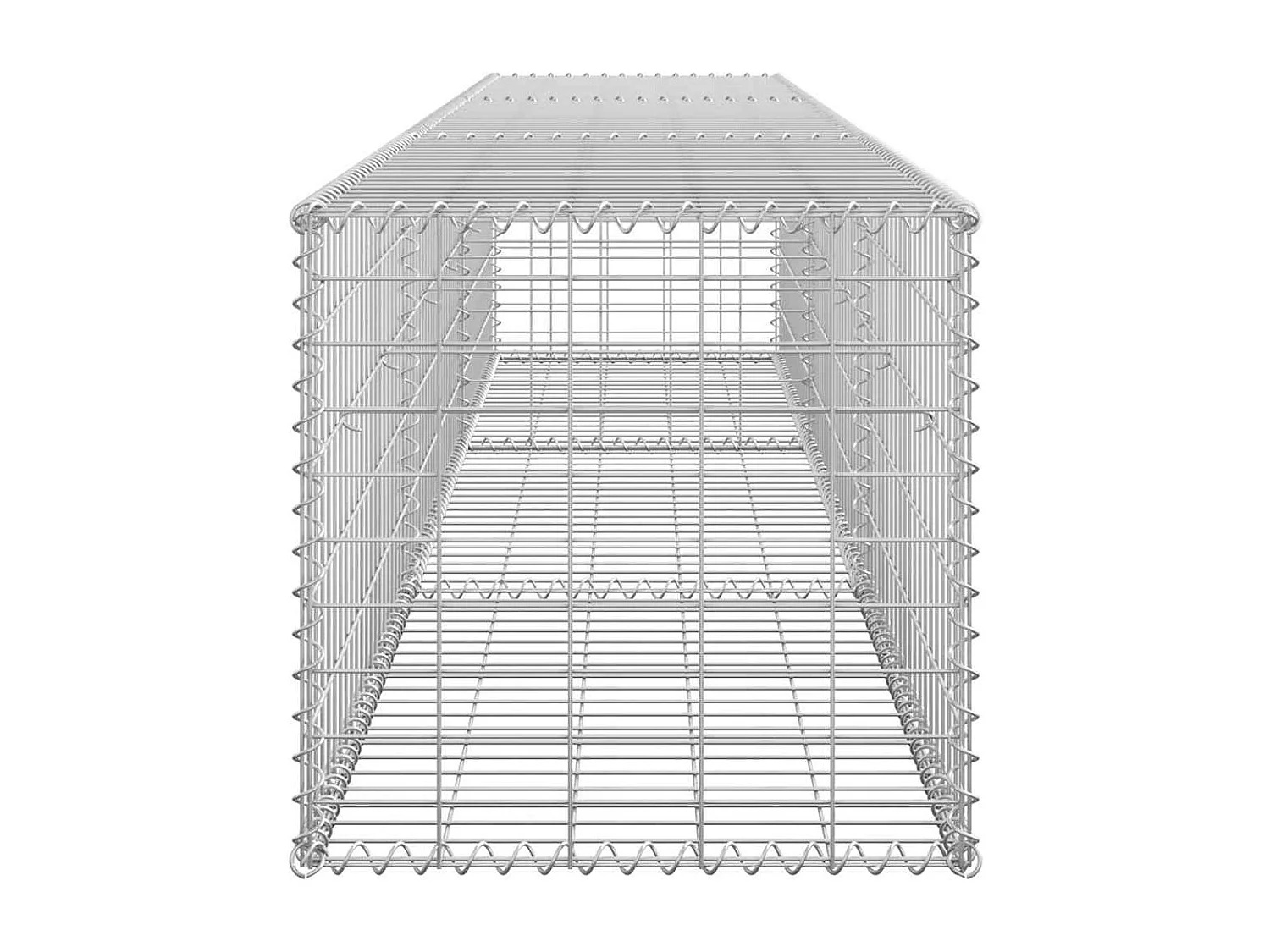 Mur en gabion-Panier de gabion avec couvercles Acier galvanisé 300x50x50 cm