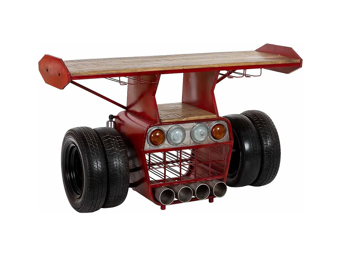 Suporte para vinho tinto com rodízios 160x53x84 cm