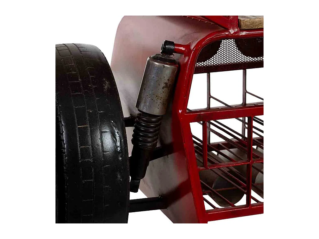 Suporte para vinho tinto com rodízios 160x53x84 cm