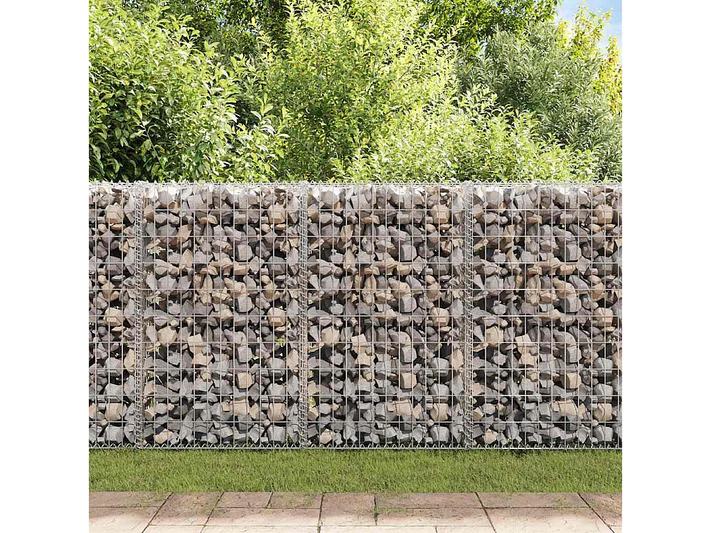 Panier de gabion-Mur en gabion Acier galvanisé 200x50x100 cm