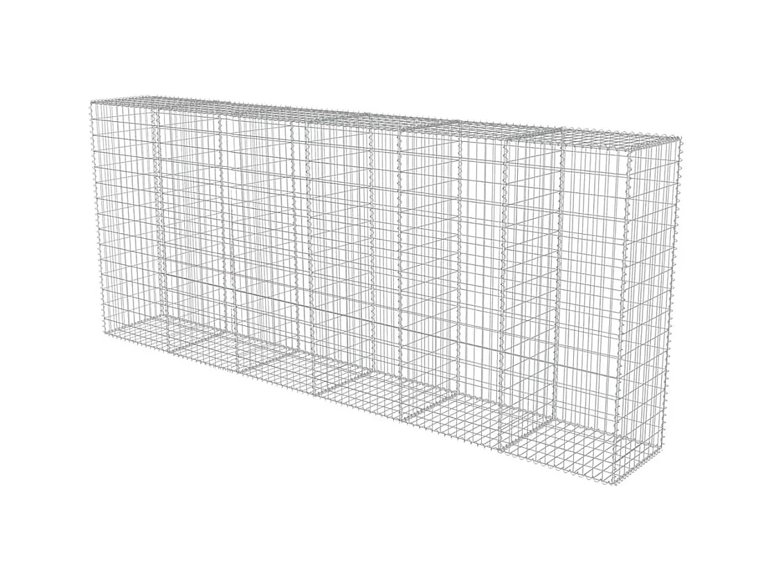 Mur en gabion-Panier de gabion avec couvercles Acier galvanisé 300x50x150 cm