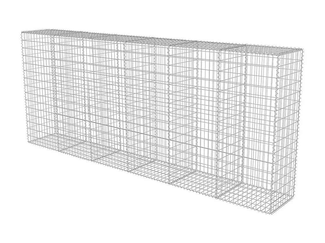Mur en gabion-Panier de gabion avec couvercles Acier galvanisé 300x50x150 cm
