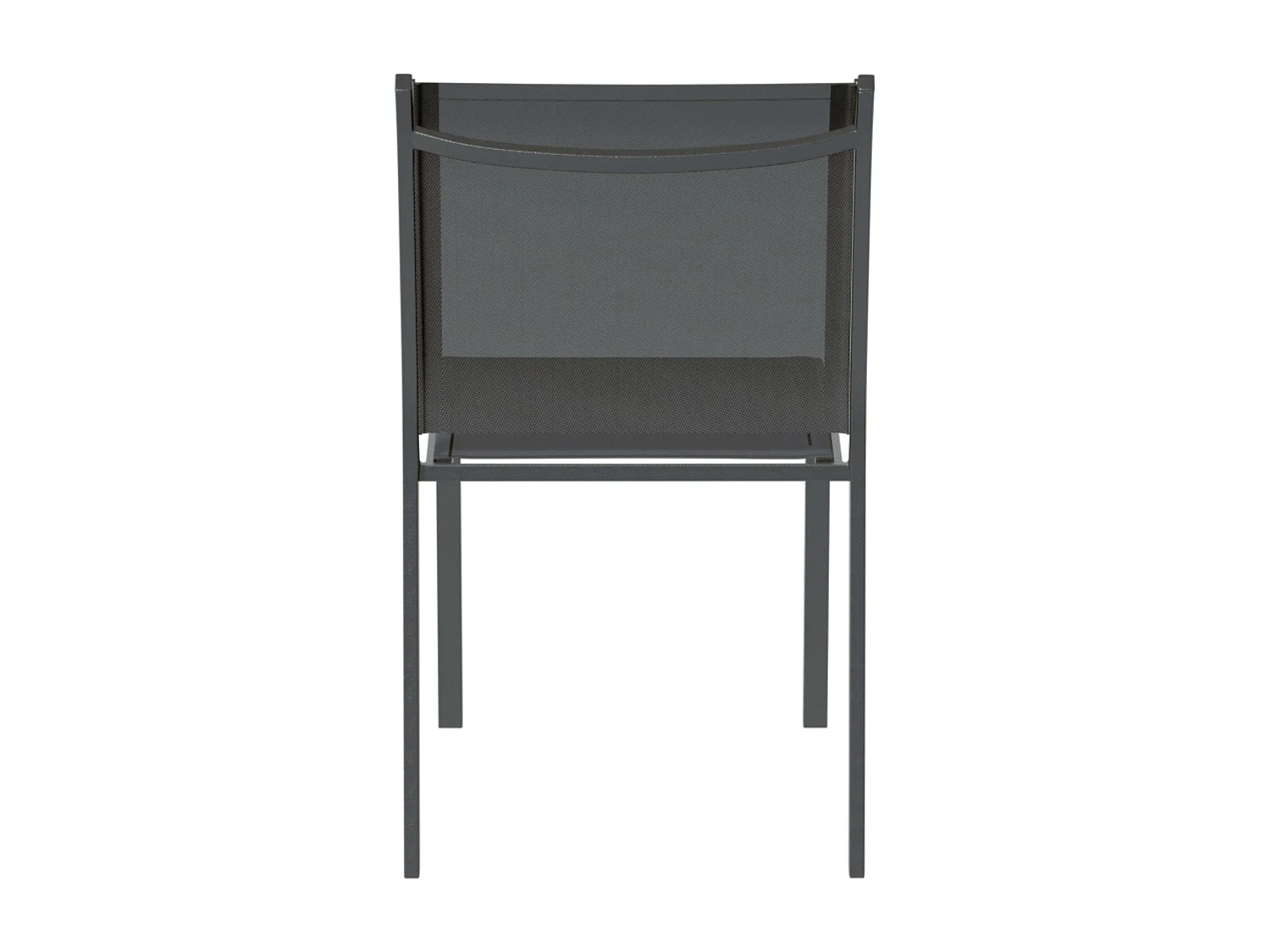 Pack 2 Sillas Exterior Essentia Gris Antracita Aluminio Textileno 46x88x61 cm