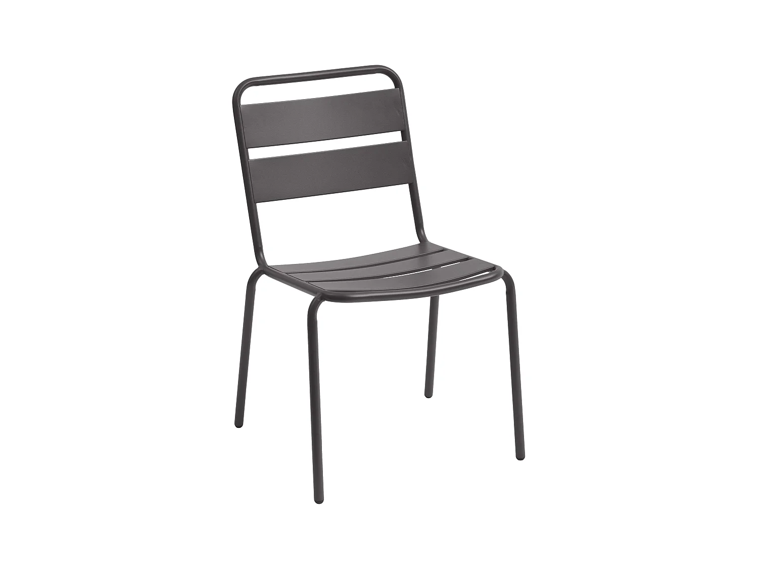 Pack 4 Sillas Exterior 52cm Phuket Jardín Terraza Gris Grafito