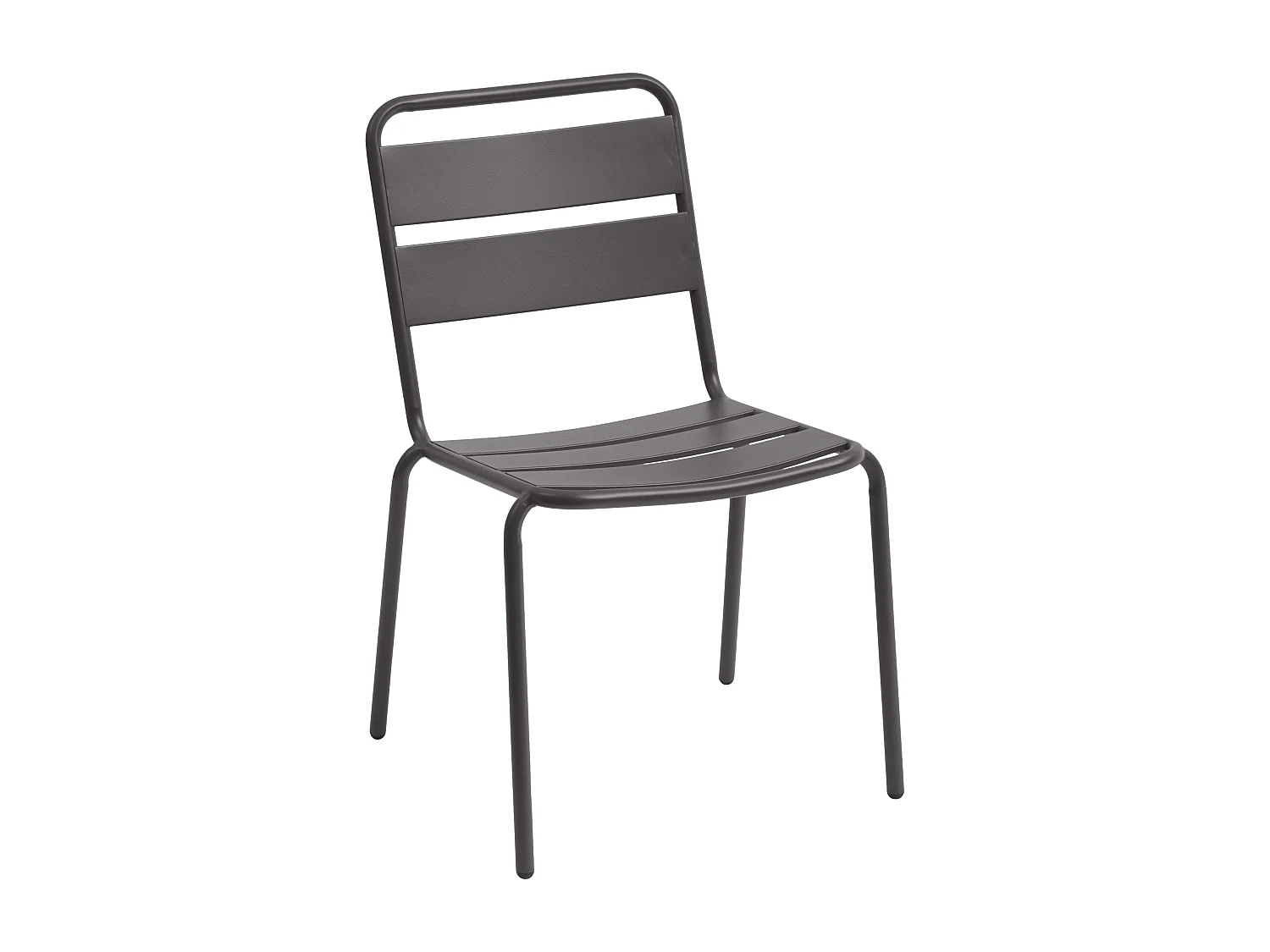 Pack 4 Sillas Exterior 52cm Phuket Jardín Terraza Gris Grafito