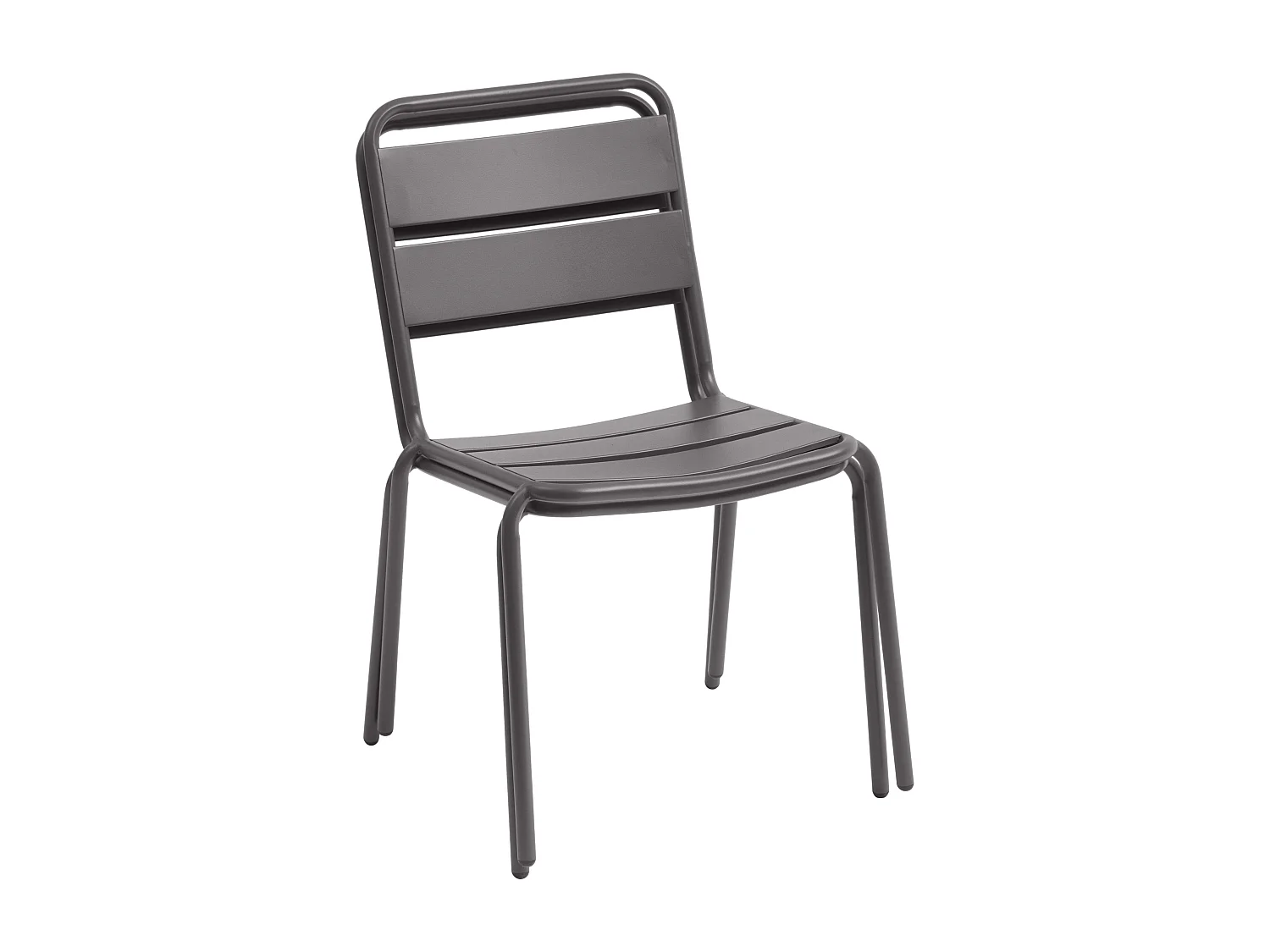 Pack 4 Sillas Exterior 52cm Phuket Jardín Terraza Gris Grafito