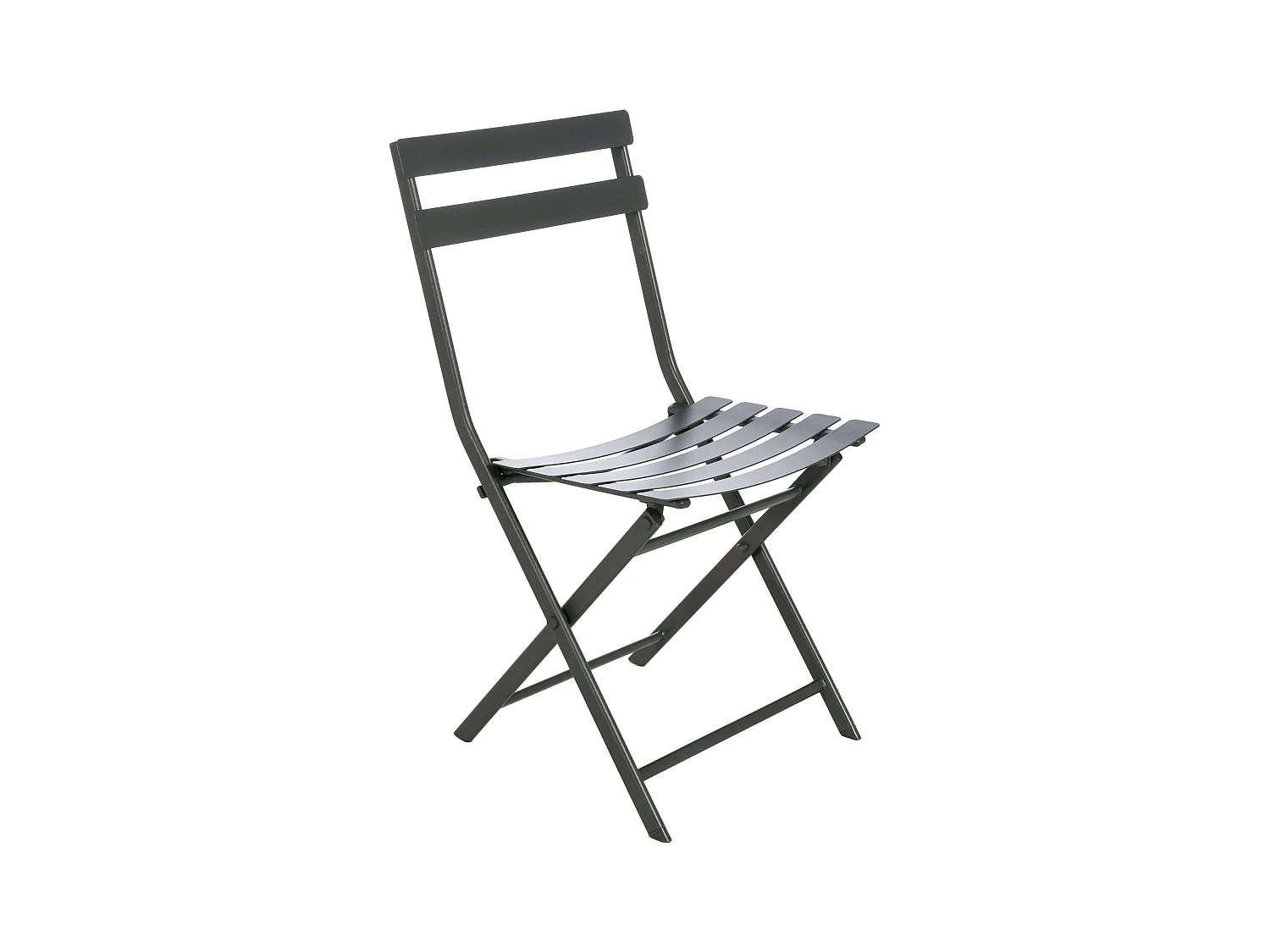 Pack 4 Sillas Ext. Plegables Greensboro Jardín Terraza Gris Grafito