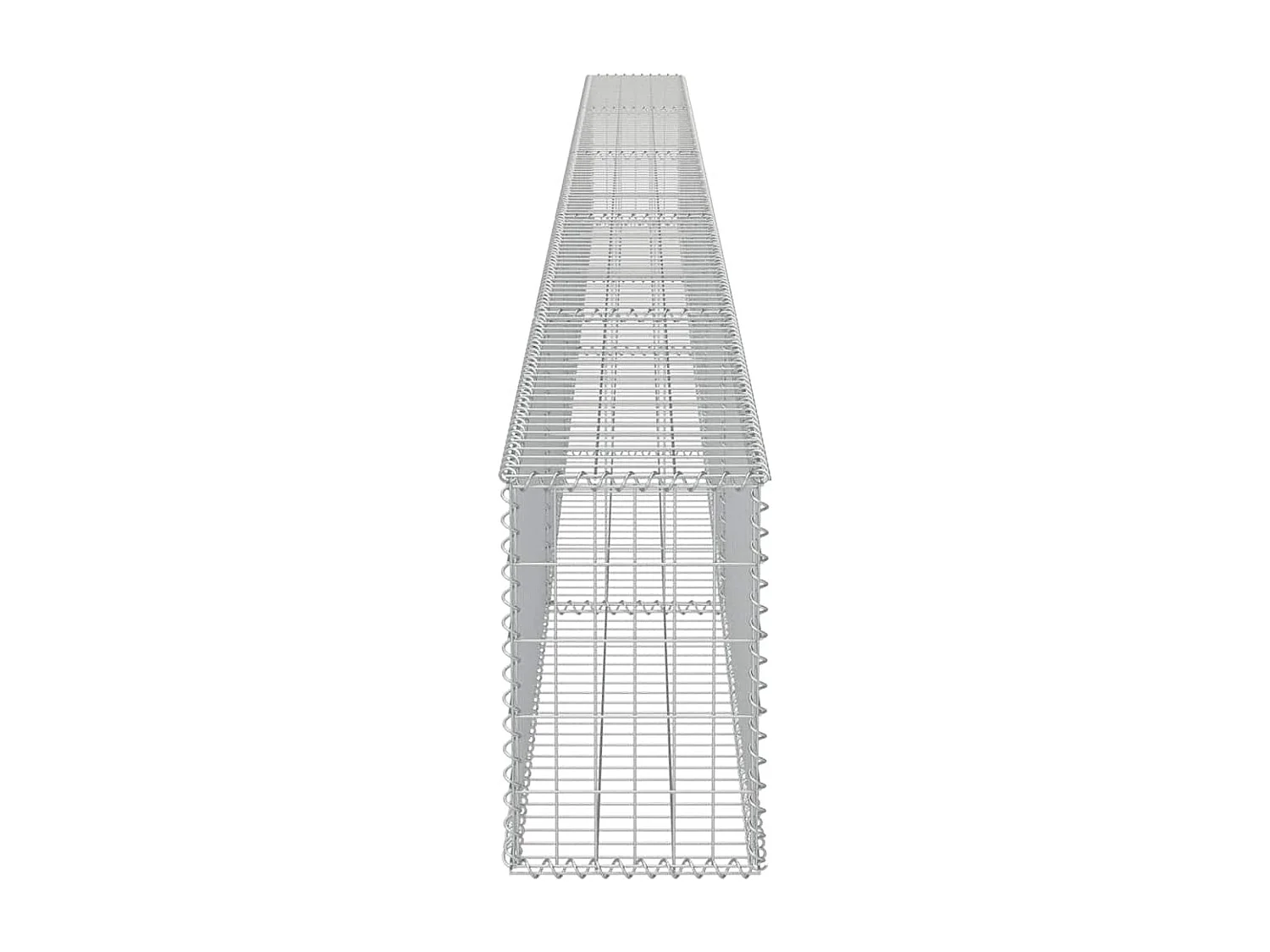 Mur en gabion-Panier de gabion avec couvercles Acier galvanisé 600x30x50 cm