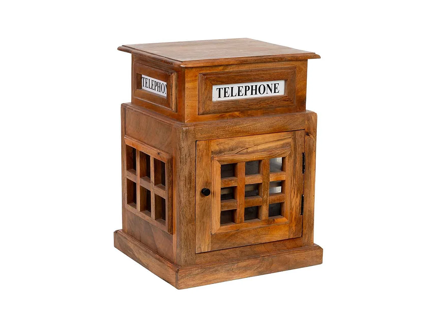 Porta-vinhos castanho 51x38x71 cm