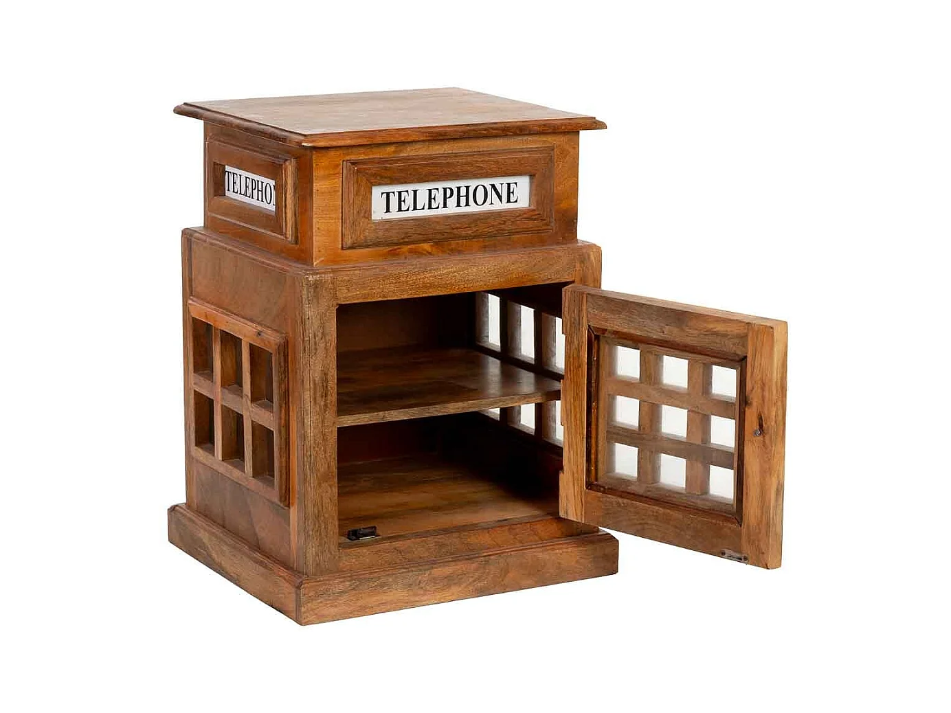 Porta-vinhos castanho 51x38x71 cm