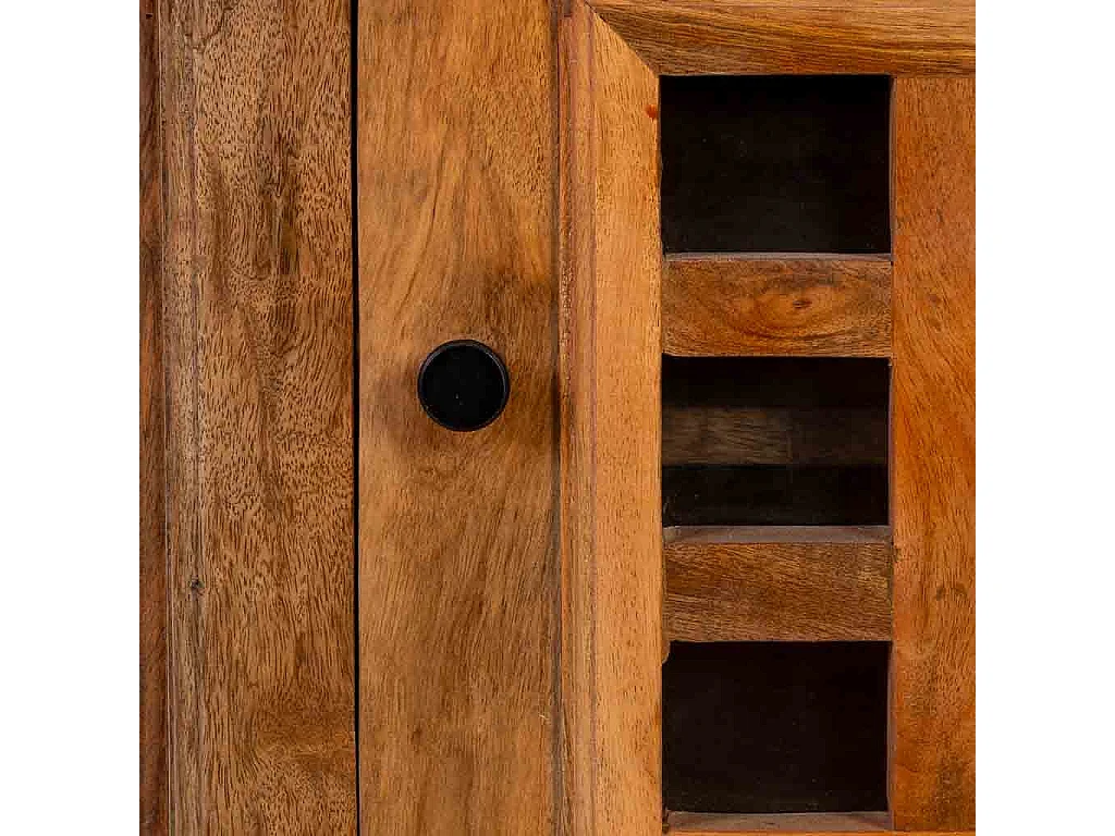 Porta-vinhos castanho 51x38x71 cm