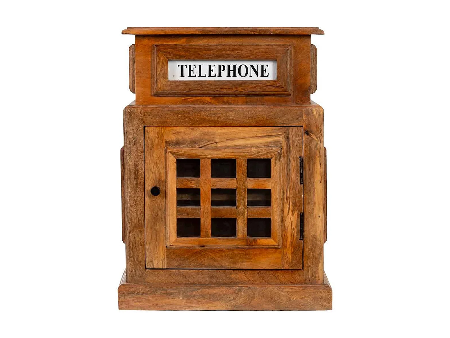 Portabottiglie per vino marrone 51x38x71h cm
